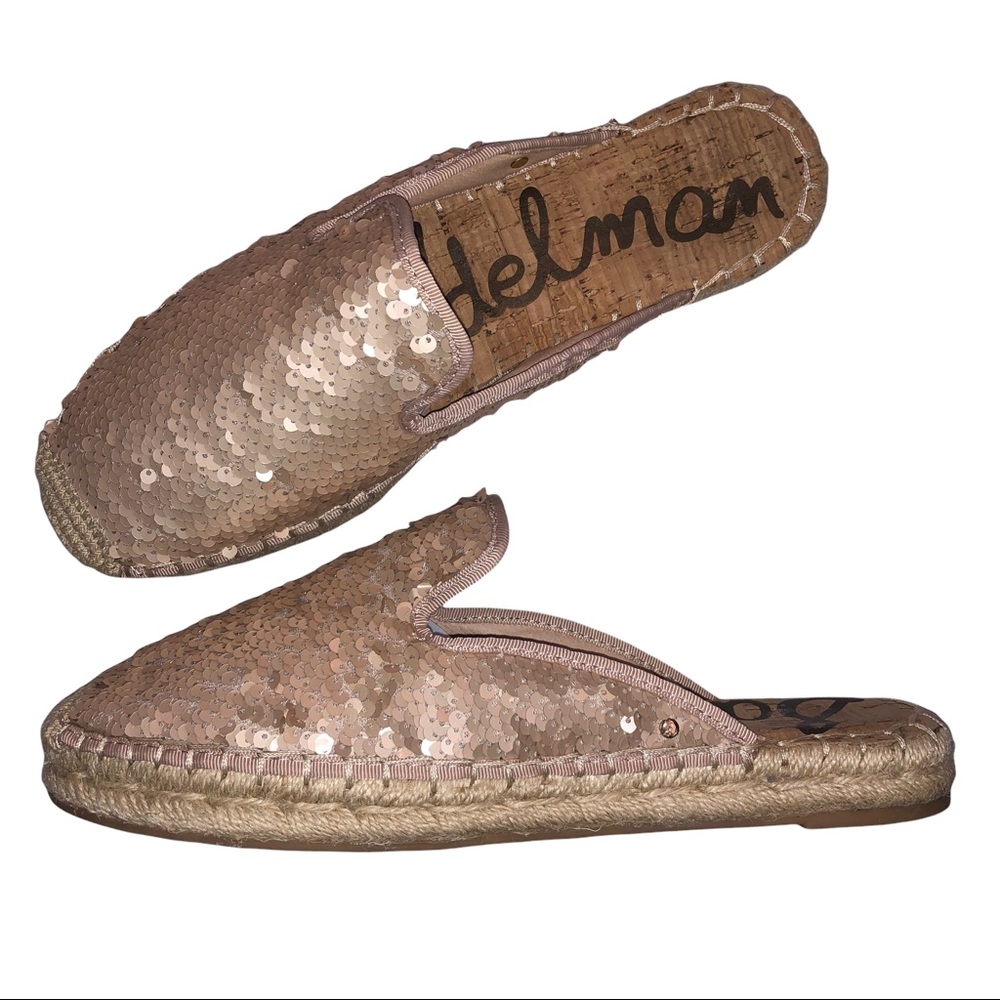 Sam Edelman Kerry Espadrille Sequin Mules